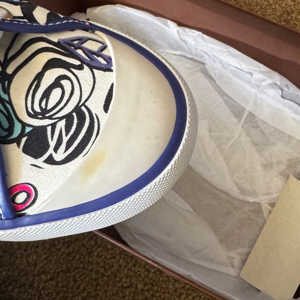 Coach barrett poppy scribble flower print Sneakers NWT - Picture 5 of 8